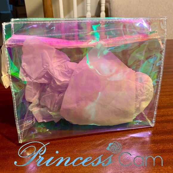 🦄Holographic “MAGIC INSIDE” Iridescent Clear Bag - Picture 4 of 8